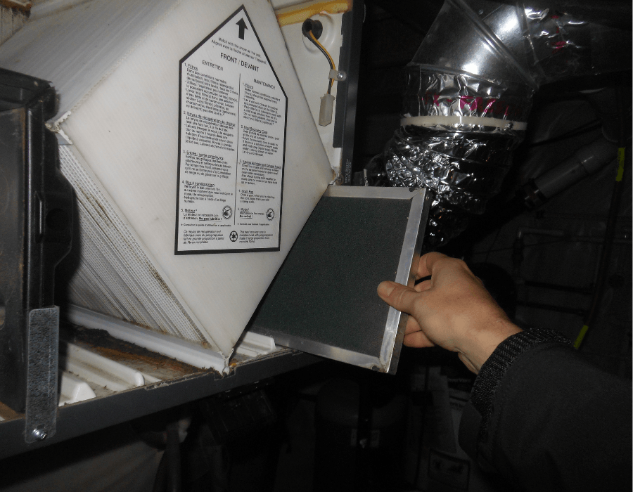 Technicien nettoyage filtre échangeur d'air — JMR Ventilation