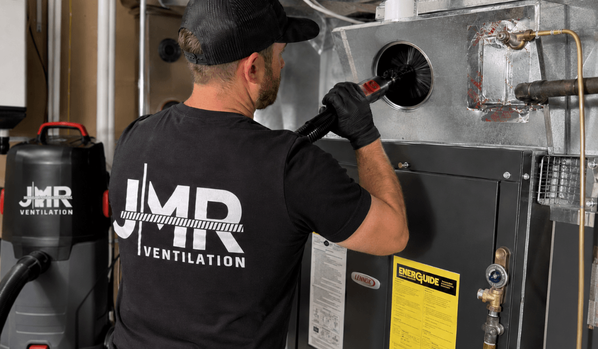Nettoyage échangeur d'air JMR Ventilation Rive-Nord